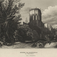 Christian Leonhard Daumerlang - Ruine von Samaria in...