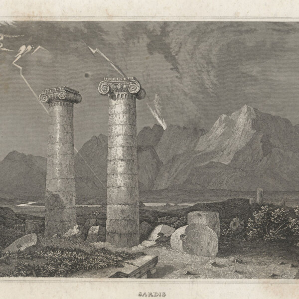 unbekannt - Sardis - o.J., Radierung