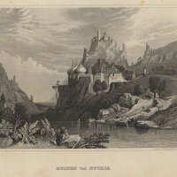 Johann Georg Martini - Ruinen bei Ettaia - 1847, Radierung