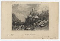 Johann Georg Martini - Ruinen bei Ettaia - 1847, Radierung