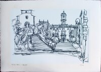 Valentin Orasch - Rom Kapitol - um 1960 - Lithografie