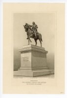 H. Bruch - Denkmal Maximilian I Kurfürst von Bayern - o.J. -  Stahlstich