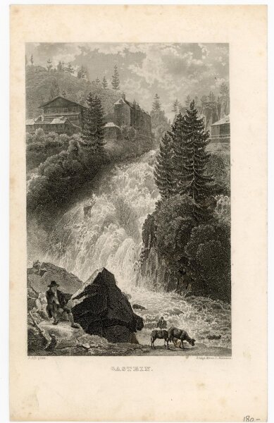 Josef Axmann - Gastein - o.J. - Stahlstich