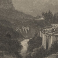 unbekannt - Jettenberg bei Reichenhall - oJ. - Stahlstich