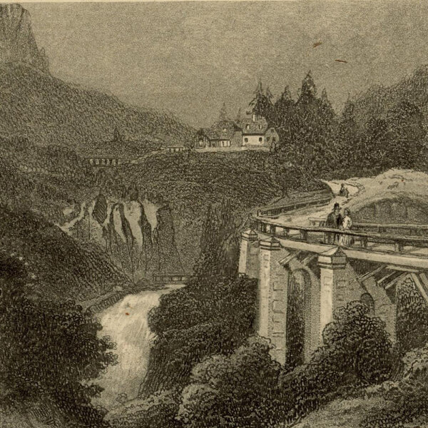 unbekannt - Jettenberg bei Reichenhall - o.J. - Stahlstich