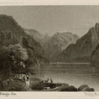 unbekannt - Königs-See - o.J. - Stahlstich