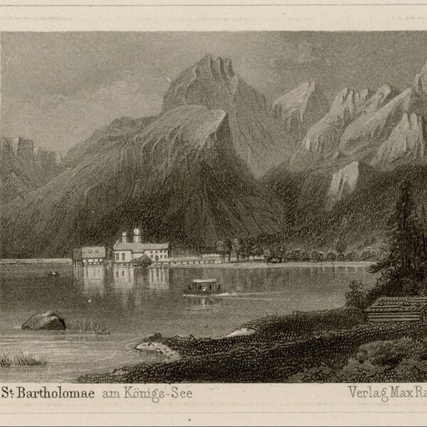 unbekannt - St Bartholomae am Königs-See - o.J. - Stahlstich