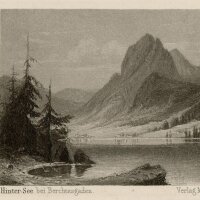 unbekannt - Hinter-See bei Berchtesgaden - o.J. - Stahlstich
