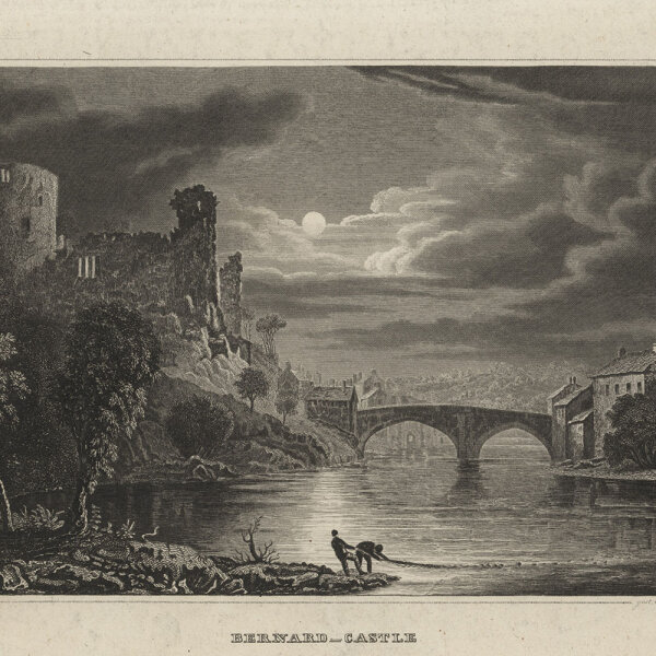 Johann Georg Martini - Barnard Castle. - 1837, Stahlstich