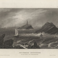 unbekannt - The Mombles Leuchthurm. - o.J., Stahlstich