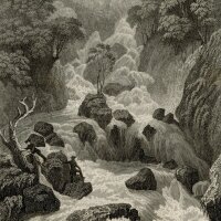 Johann Georg Martini - Lowdore Cataract, Cumberland. -...