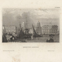 unbekannt - Greenwich Hospital. - o.J., Stahlstich
