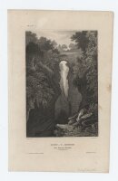 C. Reiss - Pont y Monach. Die Satansbrücke. - o.J., Stahlstich