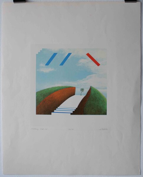 Peter Foeller - Richtung Nord-Ost - 1976 - Siebdruck