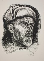 Pierre lAmare - Männerporträt mit Chapka - o.J....