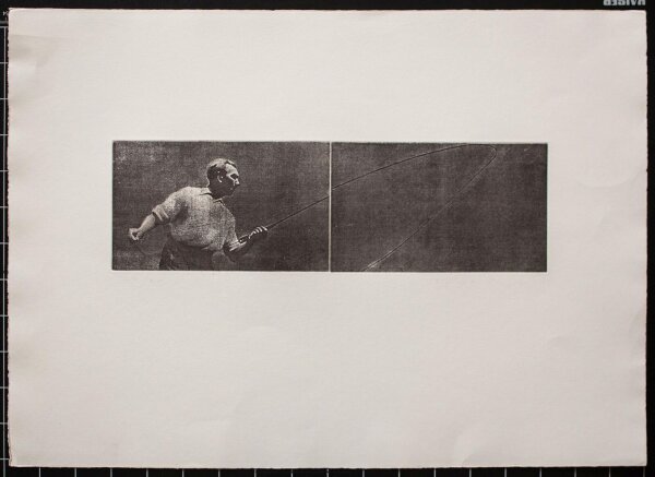 unbekannt - Angler - 1992 - Radierung