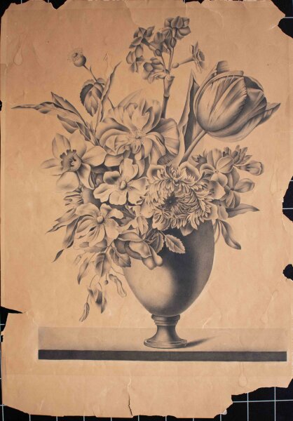 Unbekannter Künstler - Blumenstillleben - undatiert - Malerei