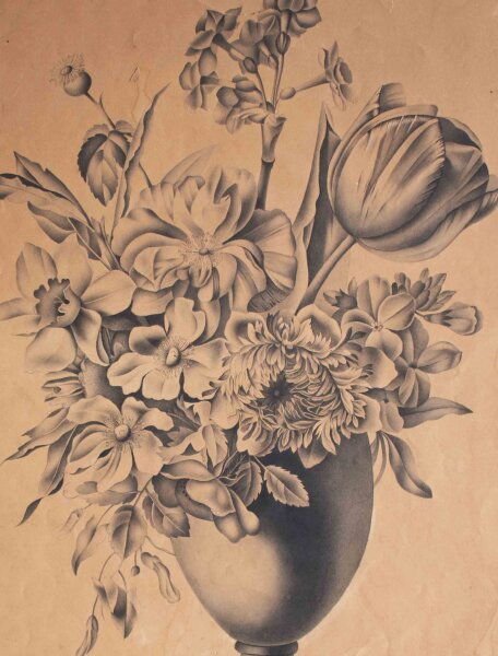 Unbekannter Künstler - Blumenstillleben - undatiert - Malerei