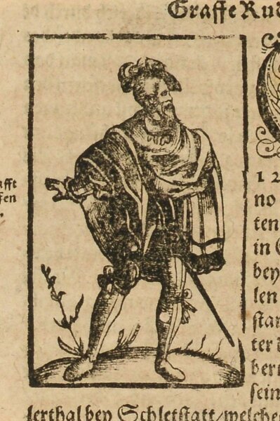 Sebastian Münster - Graf Rudolff - 1592? - Holzschnitt