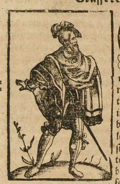 Sebastian Münster - Graf Rudolff - 1592? - Holzschnitt