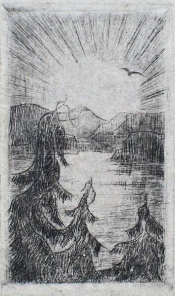 Freyberg - Seestück - 1922 - Radierung