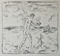 Manfred Gabriel - Liebespaar - 1972 - Lithografie