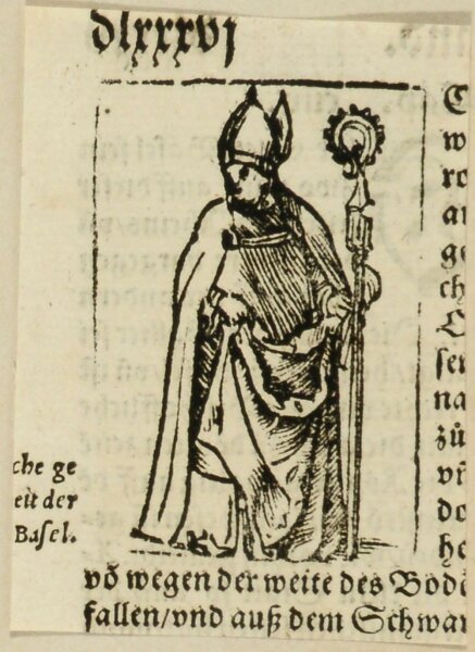 Sebastian Münster - Bischof - 1578 - Holzschnitt
