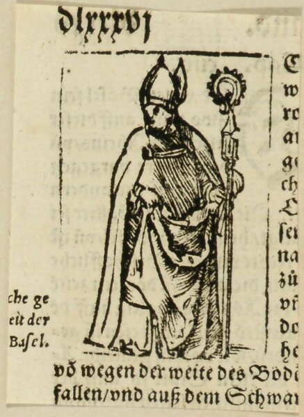 Sebastian Münster - Bischof - 1578 - Holzschnitt