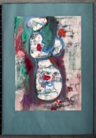 Charlotte Heister - Frauenfigur - 1959 - Mischtechnik