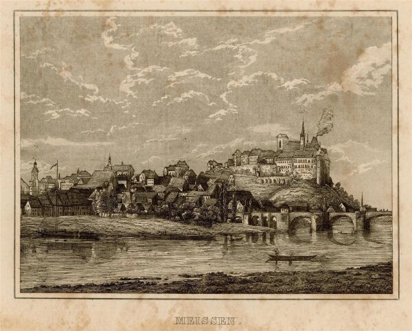 unbekannt - Meissen - Stahlstich - 1840