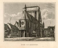 unbekannt - Dom zu Meissen - Stahlstich - 1840