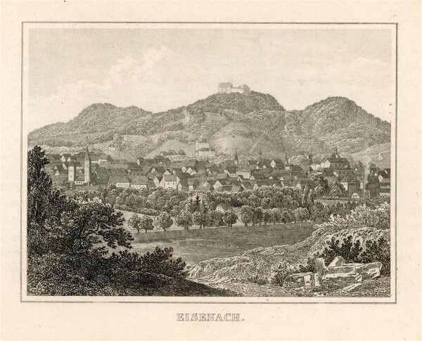 unbekannt - Eisenach - Stahlstich - 1840