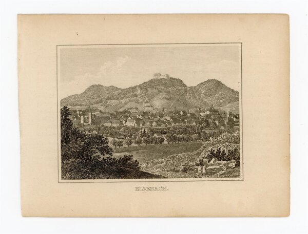 unbekannt - Eisenach - Stahlstich - 1840