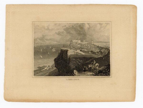 unbekannt - Lissabon - Stahlstich - 1840