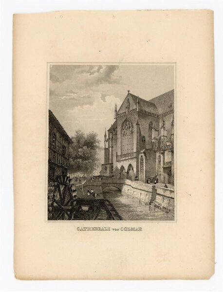unbekannt - Cathedrale von Colmar - Stahlstich - 1840