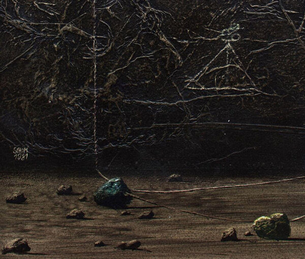 Jochen G. Schimmelpenninck - In Drei - 1981 - Acryl auf Papier