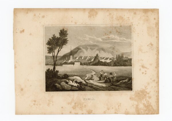 unbekannt - Kahla - Stahlstich - 1840