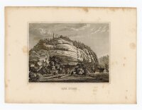 unbekannt - Der Oybin - Stahlstich - 1840