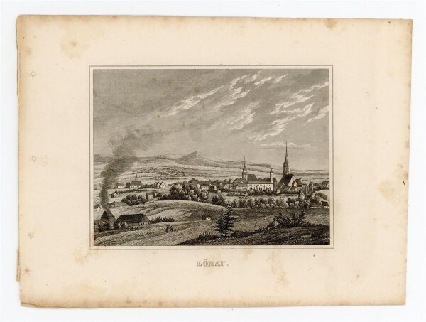 unbekannt - Löbau - Stahlstich - 1840