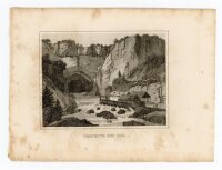 unbekannt - Ursprung der Unz - Stahlstich - 1840