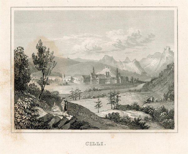unbekannt - Cilli - Stahlstich - 1840