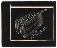 Uli Huber - Grafikentwurft - Geldtasche - Schabtechnik -...