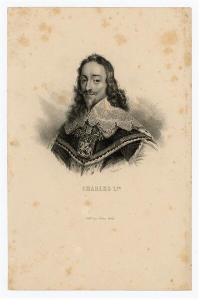 unbekannt - Portrait Karl I. - Stahlstich - o.J.
