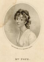 unbekannt - Frauenportrait "Mrs. Pope". -...