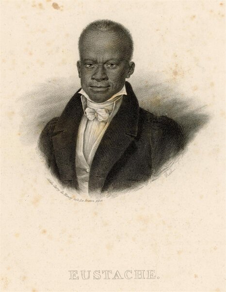 unbekannt - Portrait Eustache - Stahlstich - o.J.