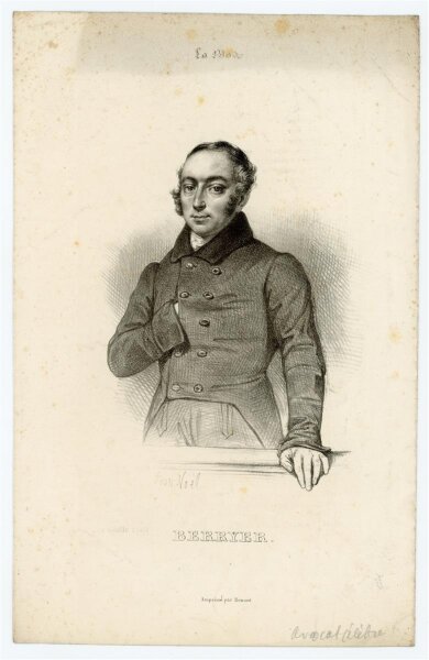 unbekannt - Portrait Pierre-Antoine Berryer - Lithografie - o.J.