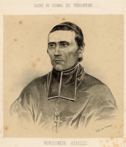 unbekannt - Portrait Emmanuel-Jean-François Verrolles - Lithografie - o.J.