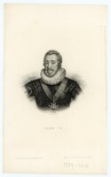 unbekannt - Portrait Heinrich IV. - Stahlstich - o.J.