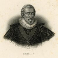 unbekannt - Portrait Heinrich IV. - Stahlstich - o.J.