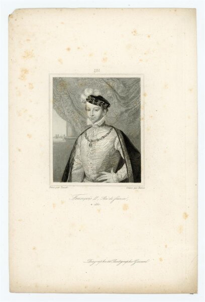 unbekannt - Portrait Franz II. - Stahlstich - o.J.